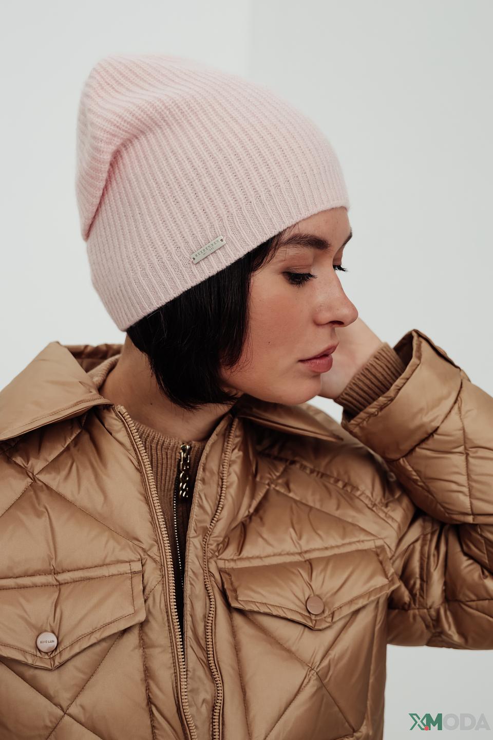 Шапка Seeberger кашемир розовая