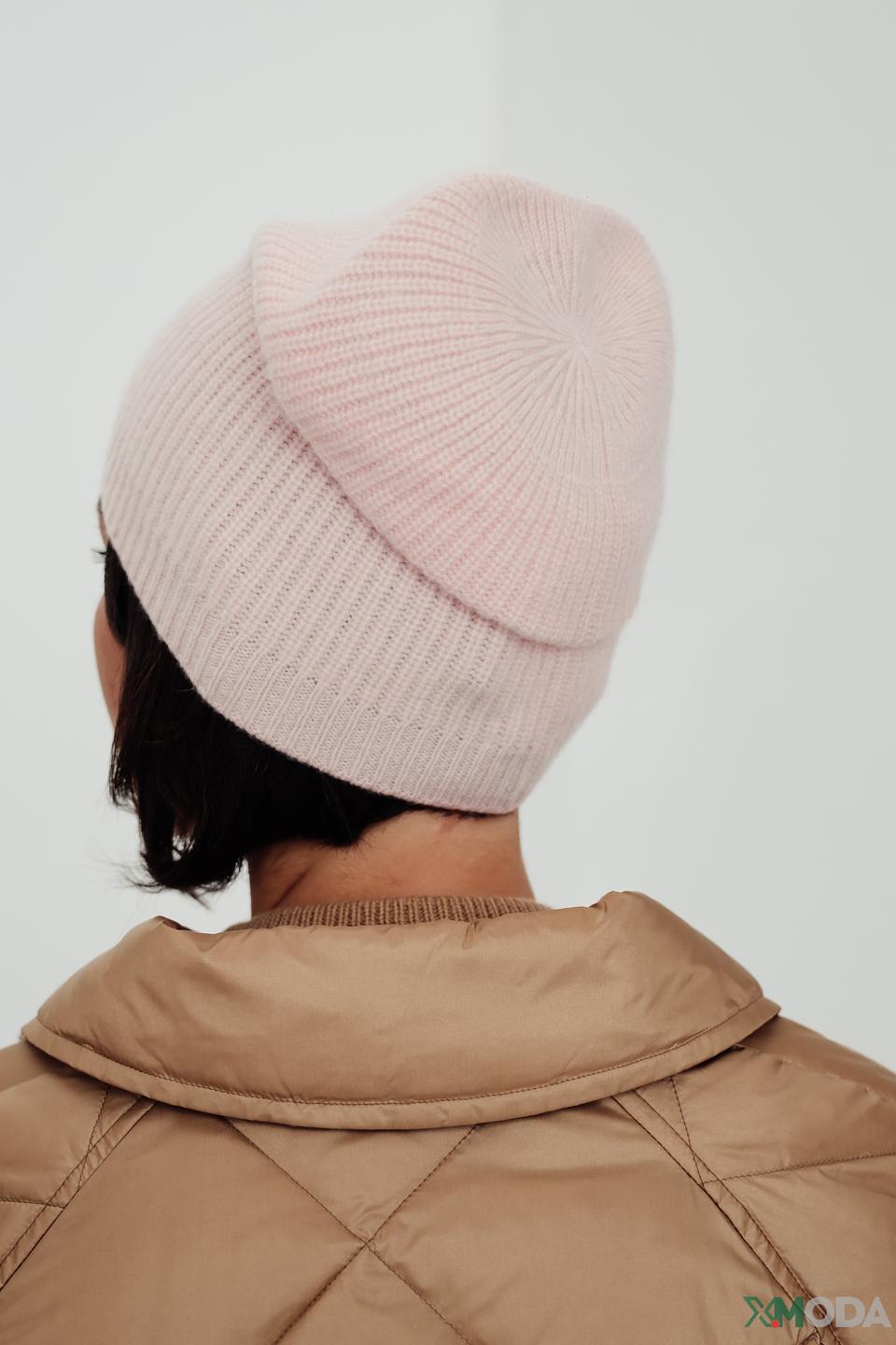 Шапка Seeberger кашемир розовая