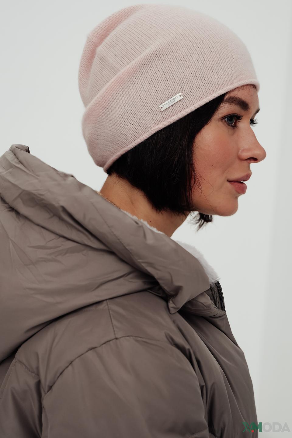 Шапка Seeberger кашемир розовая