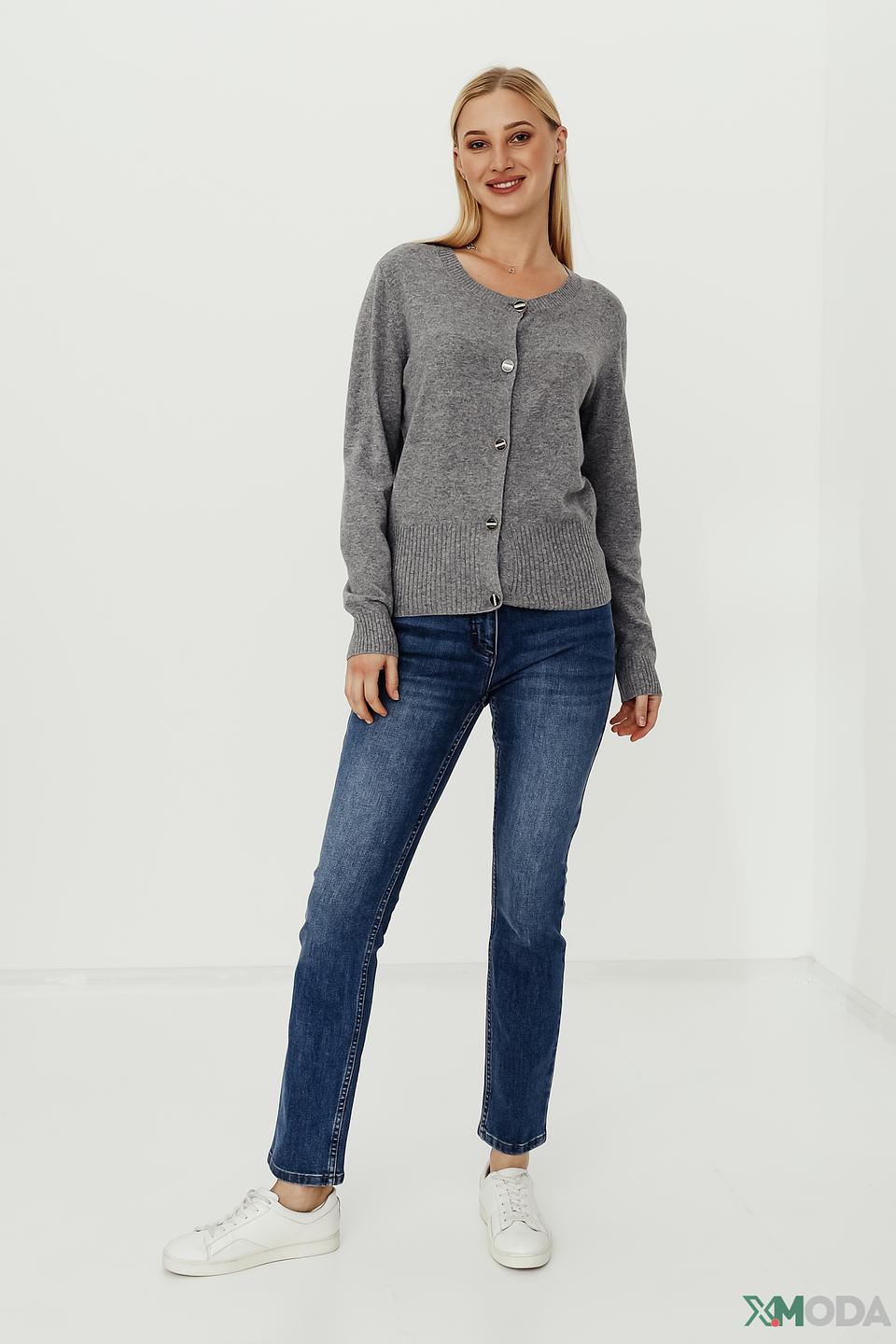 Жакет Pezzo серый с пуговицами