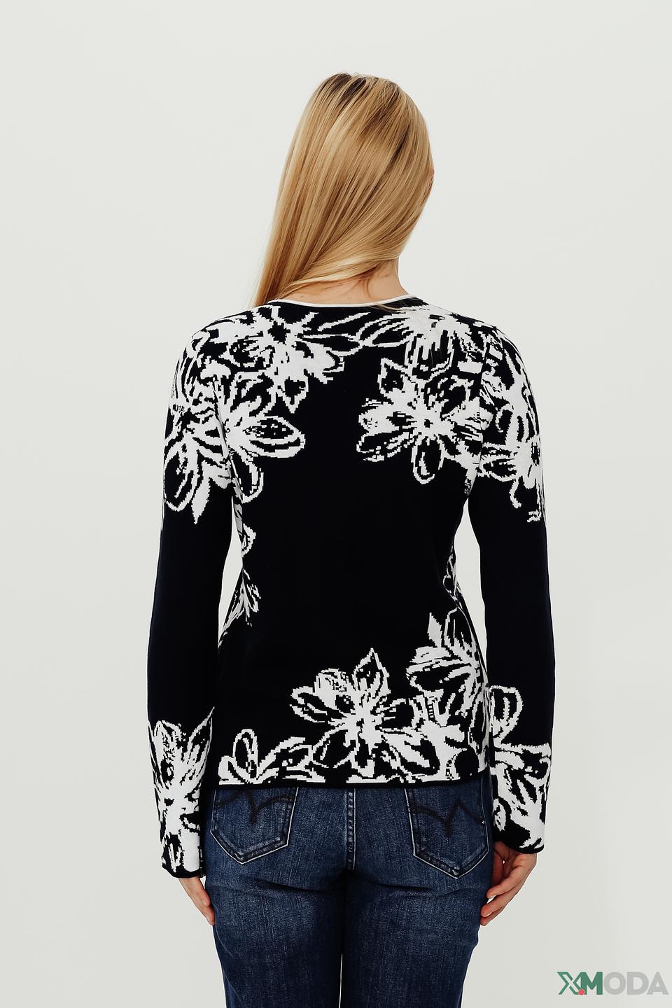 Пуловер Pezzo с цветочным принтом