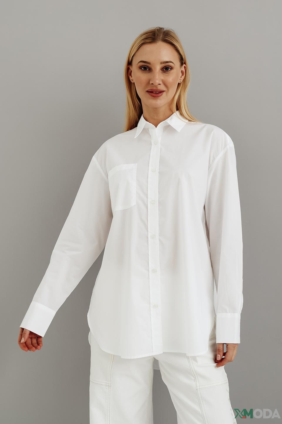 Рубашка Monari оверсайз белая