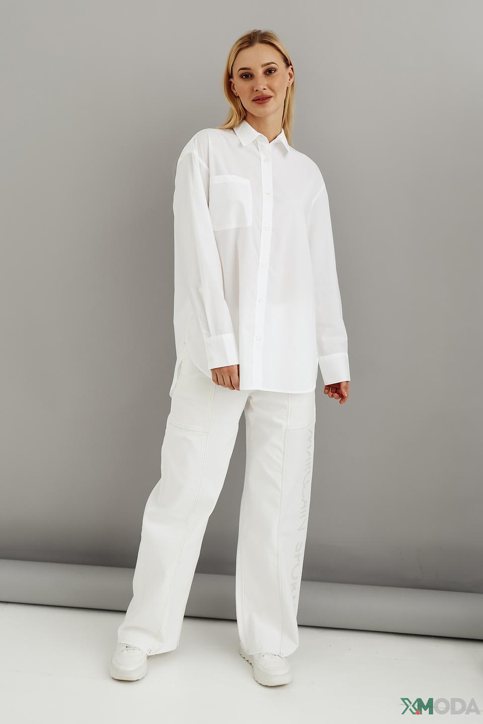 Рубашка Monari оверсайз белая