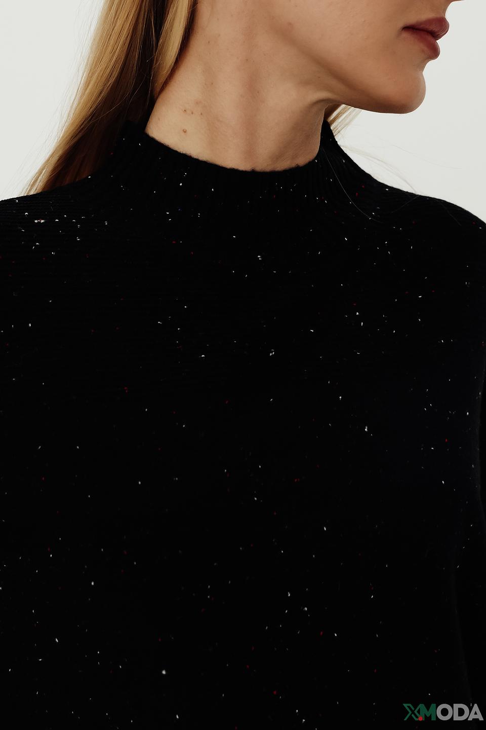 Пуловер Pezzo с пайетками чёрный