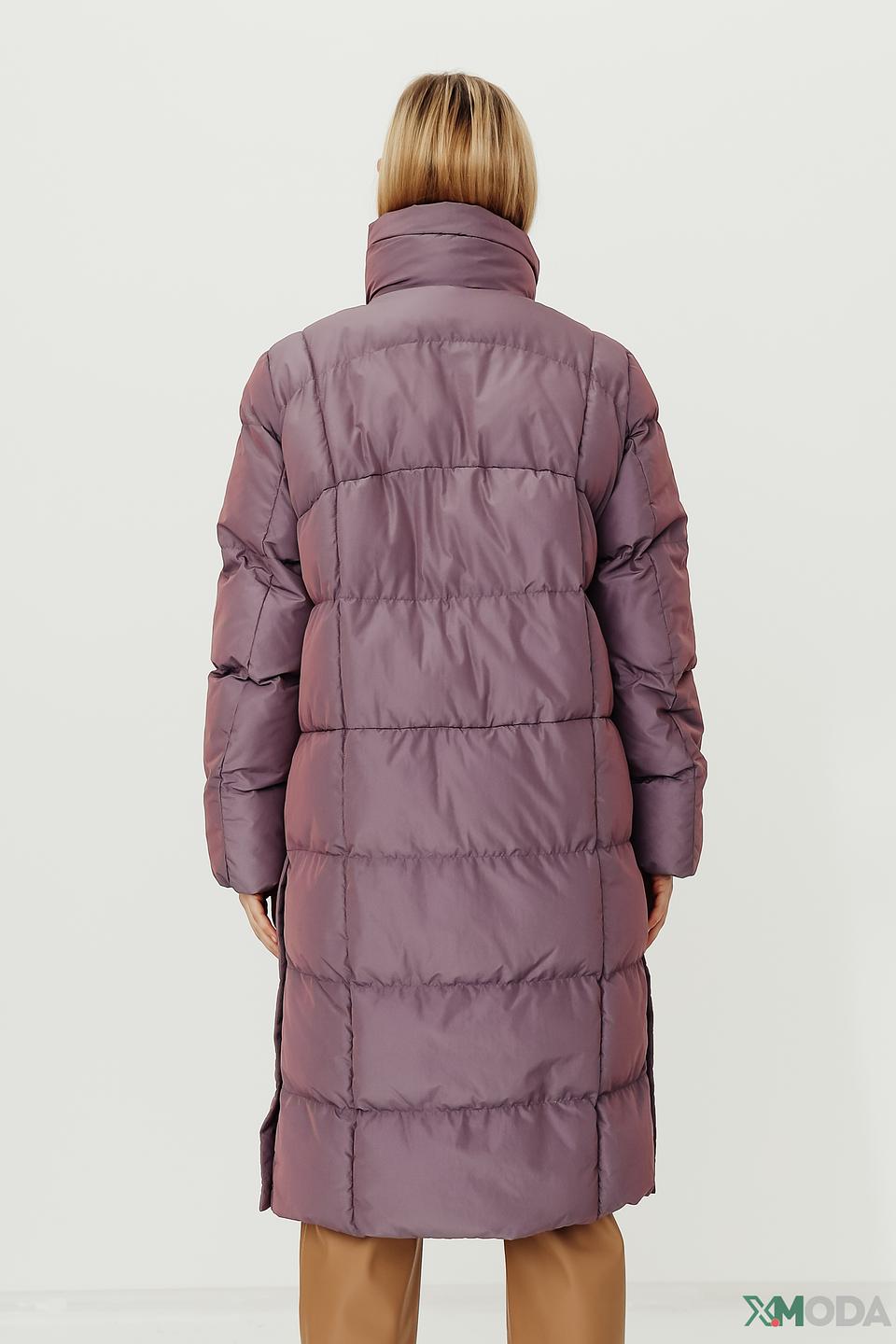 Пальто Bugatti стеганое лиловое