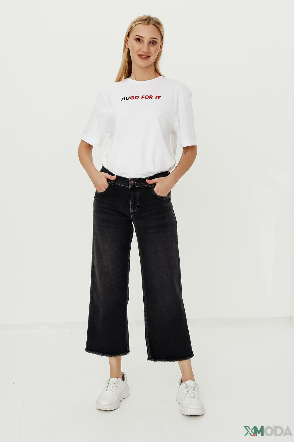 Джинсы Angels кюлоты чёрные