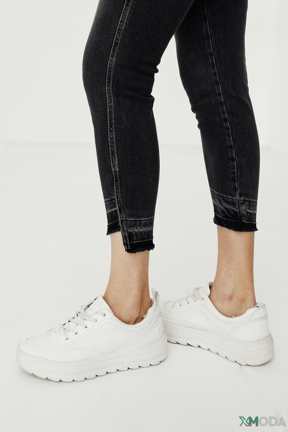 Джинсы Angels с цепочкой чёрные