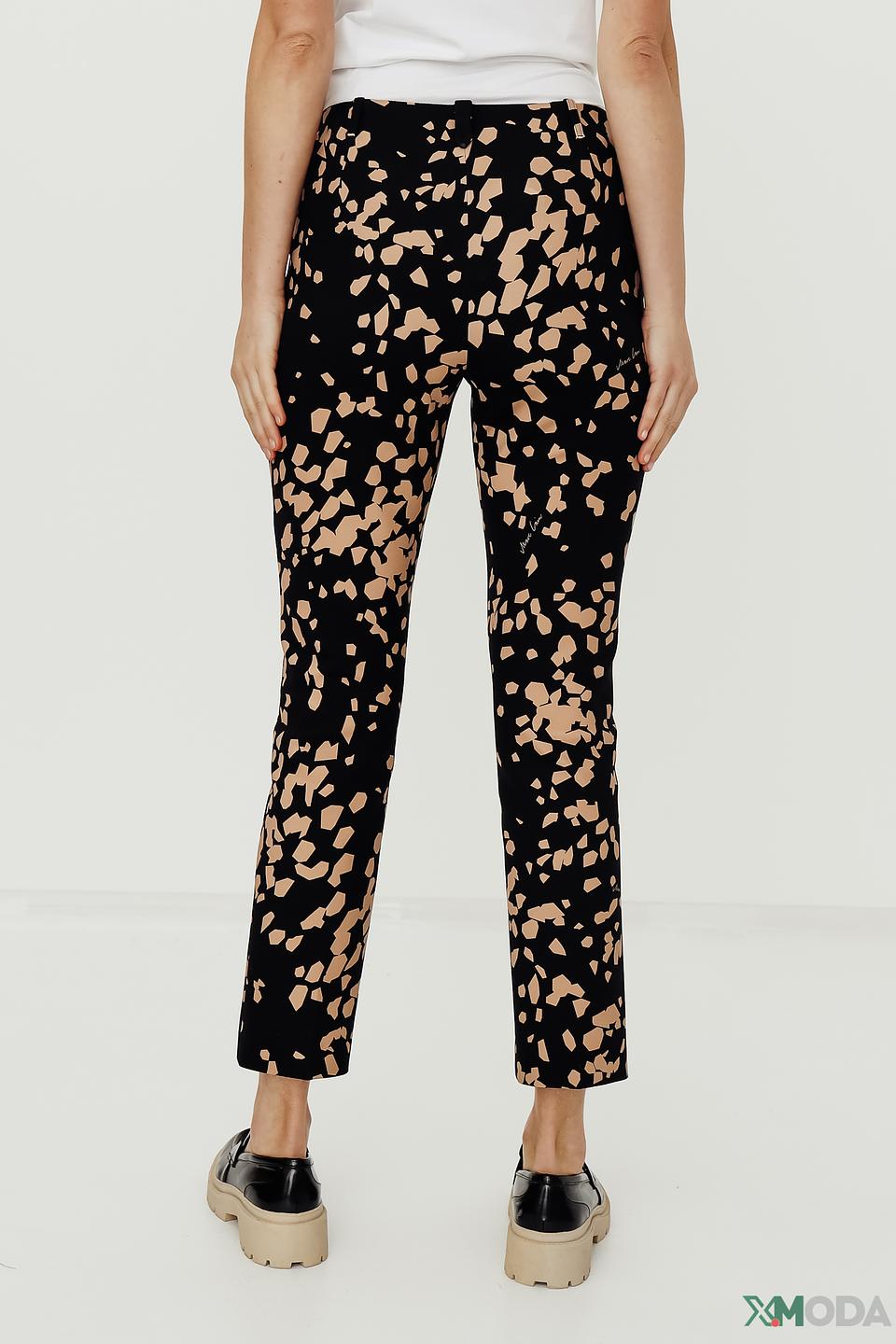 Брюки Marc Cain с леопардовым принтом