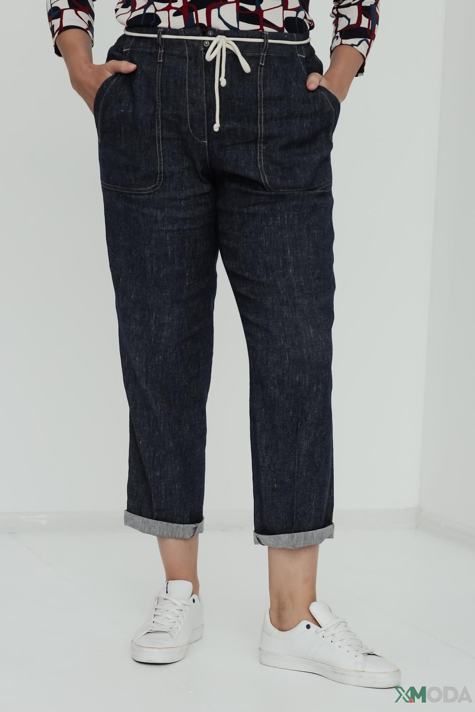 Джинсы Gerry Weber EDITION синие с завязками