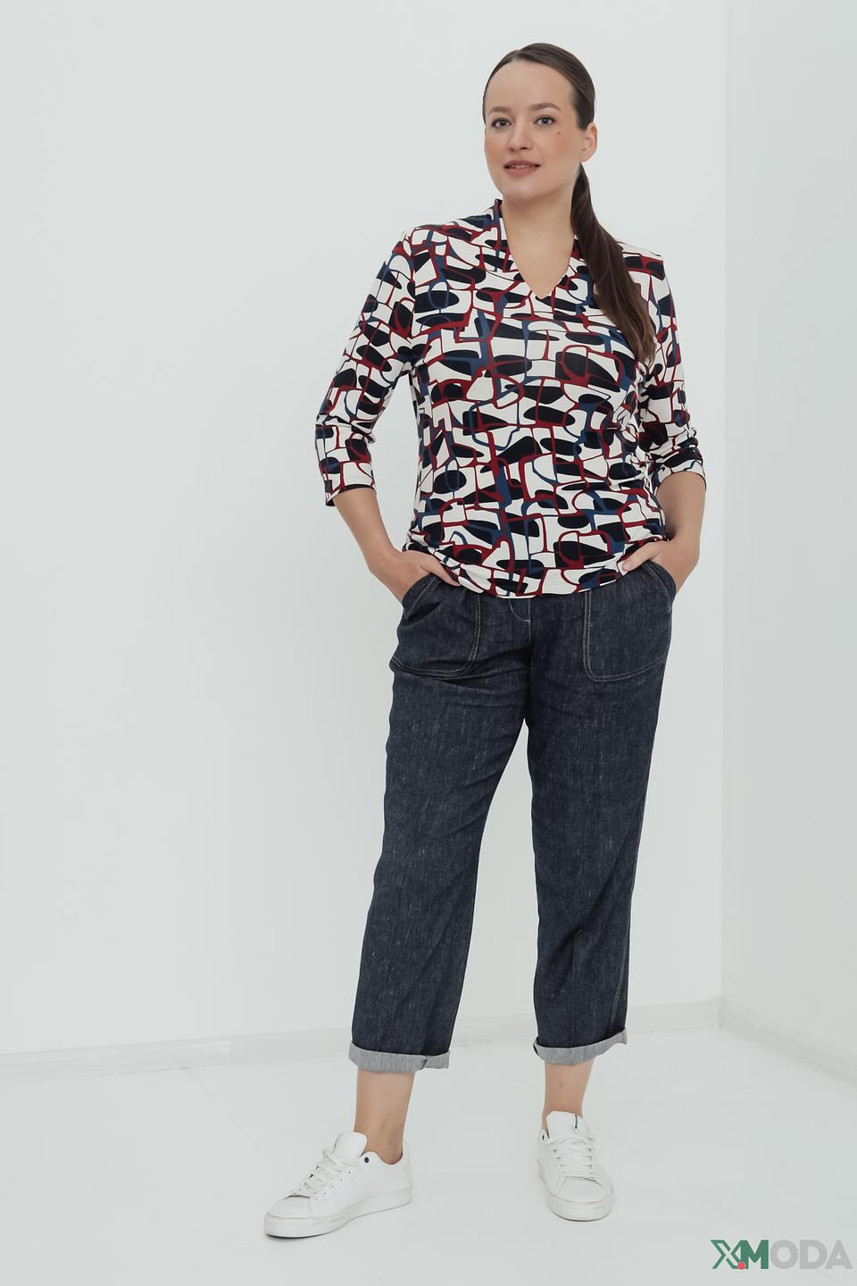 Джинсы Gerry Weber EDITION синие с завязками