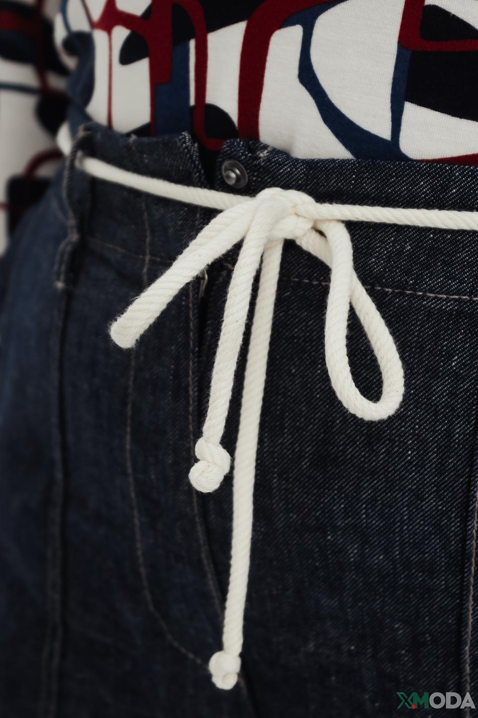 Джинсы Gerry Weber EDITION синие с завязками