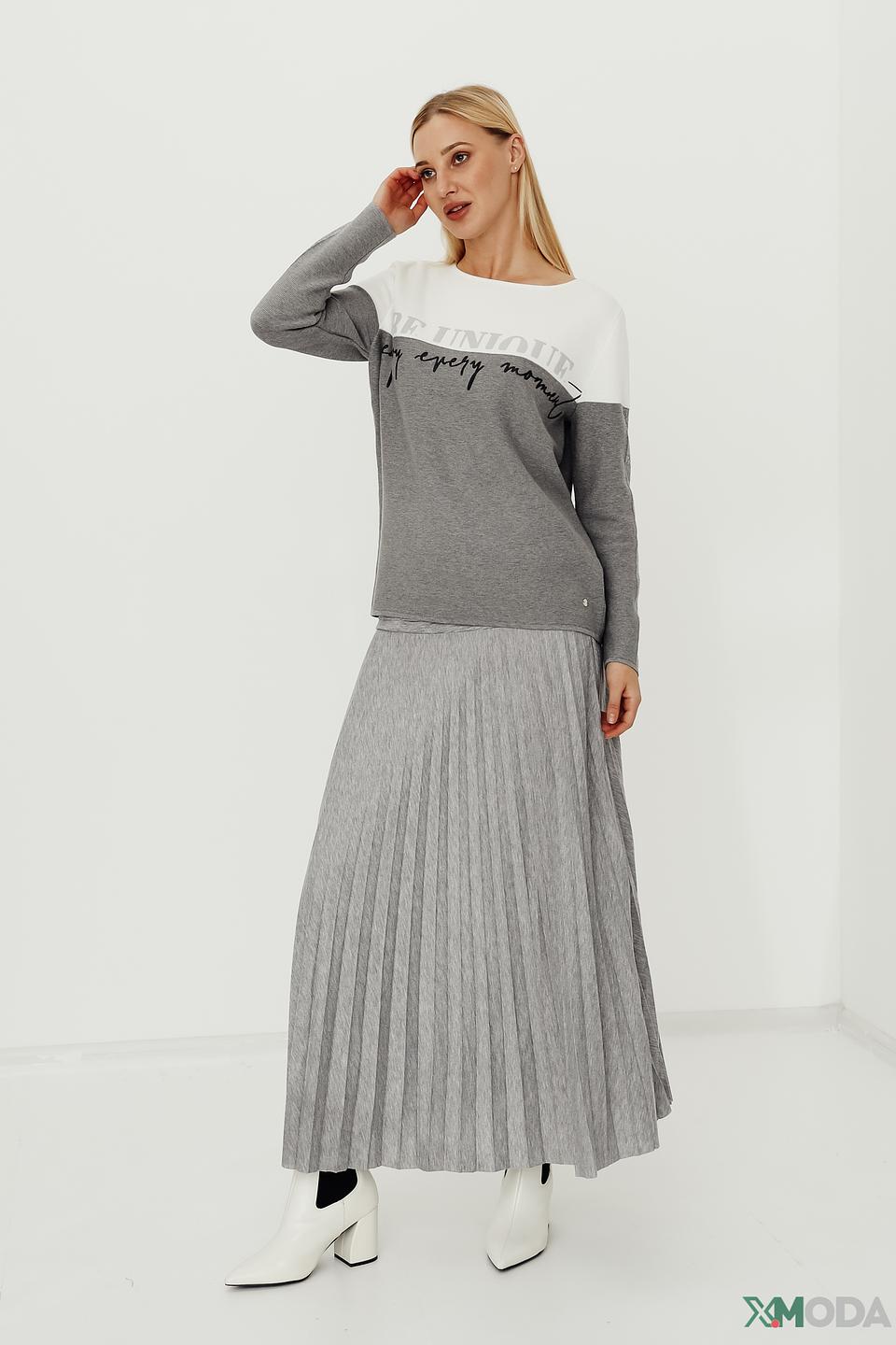 Юбка Monari плиссированная серая
