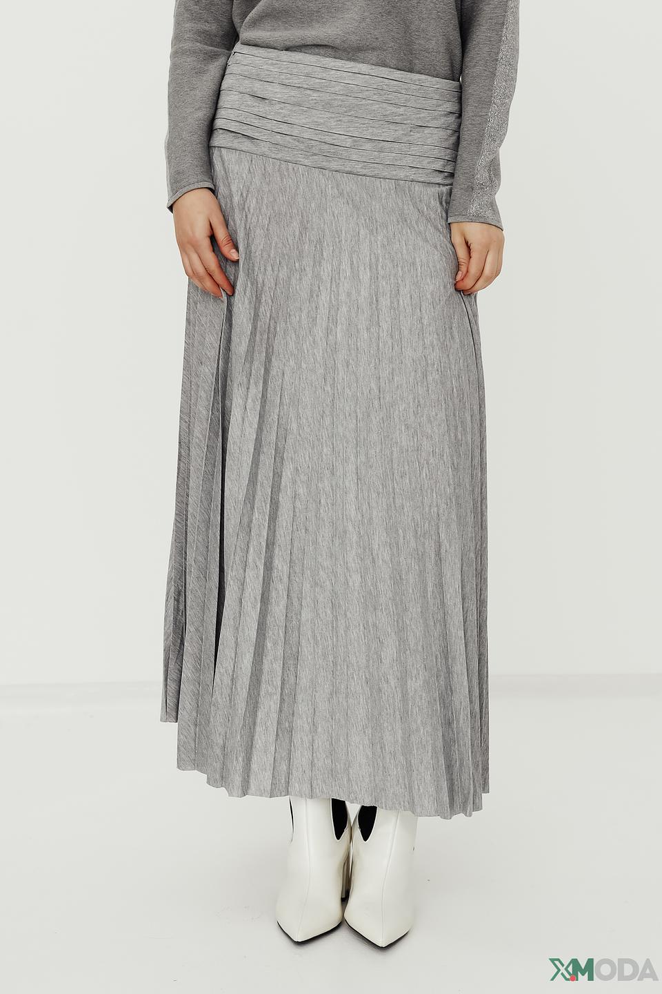 Юбка Monari плиссированная серая