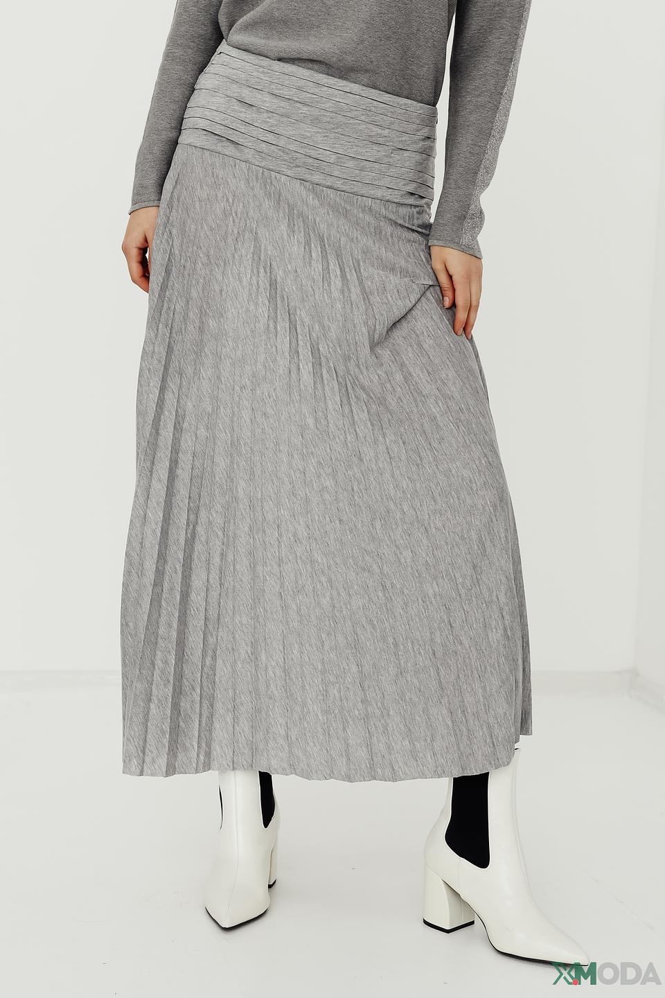 Юбка Monari плиссированная серая
