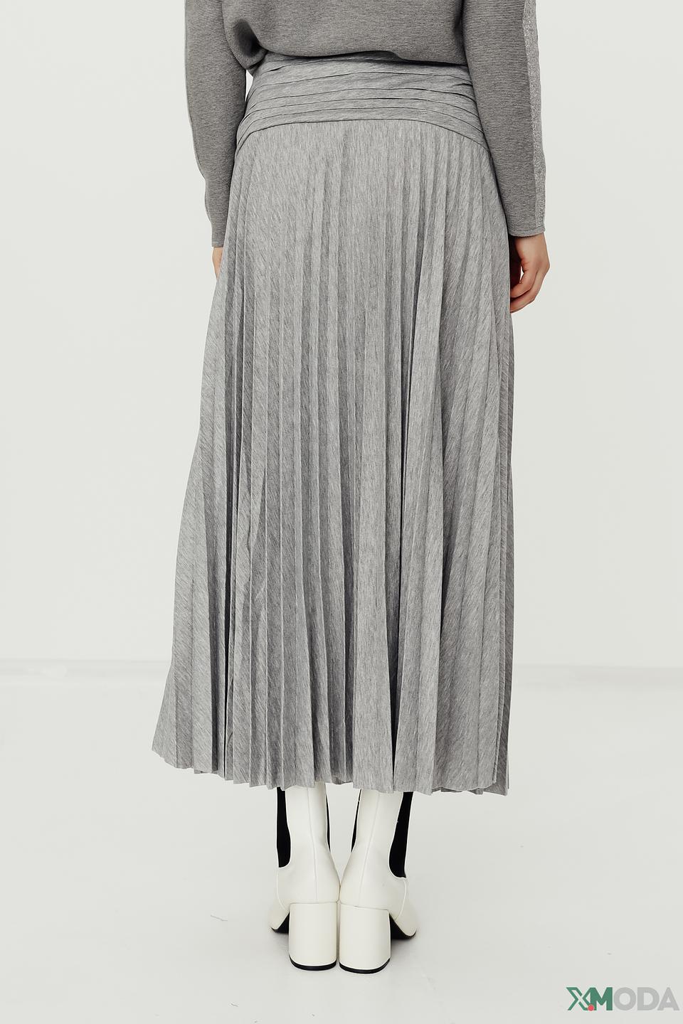 Юбка Monari плиссированная серая