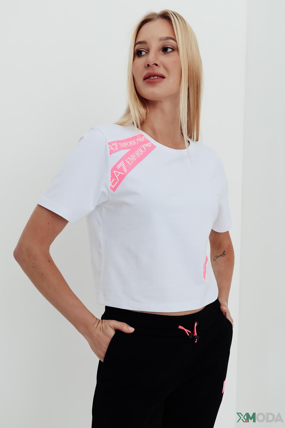 Футболка EA7 с логотипом