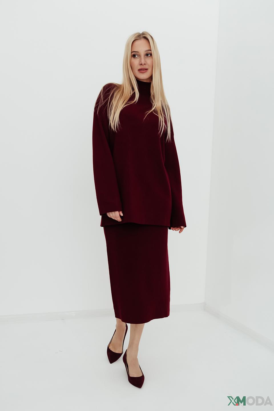 Водолазка Kaos бордовая