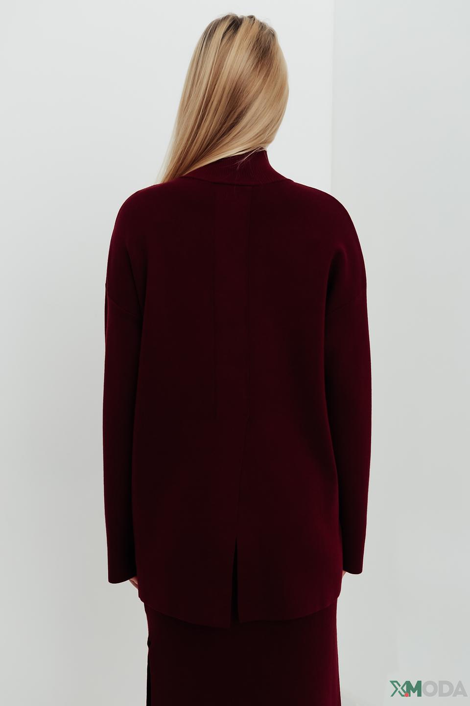 Водолазка Kaos бордовая