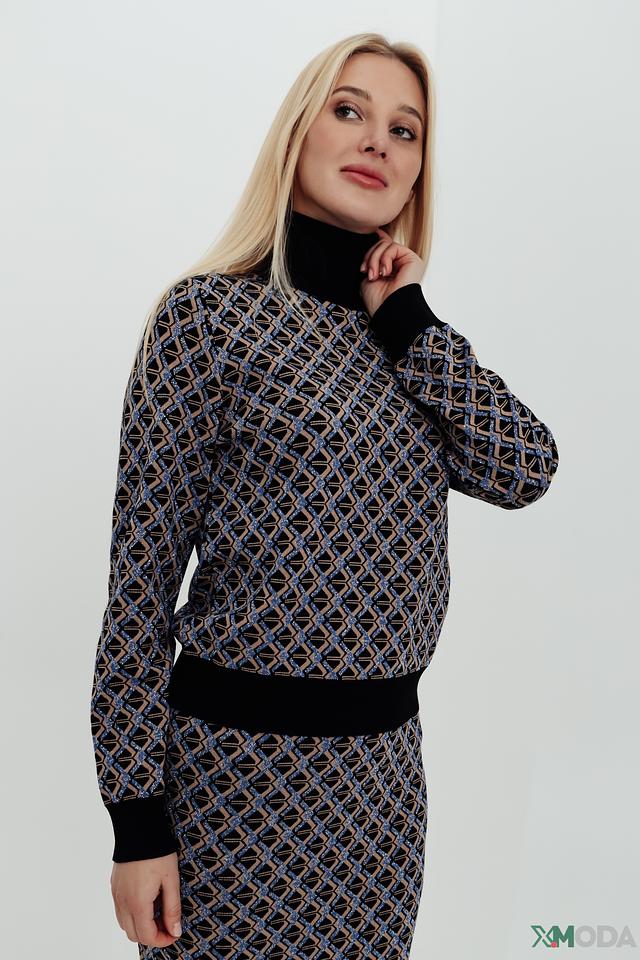 Водолазка Kaos с геометрическим узором