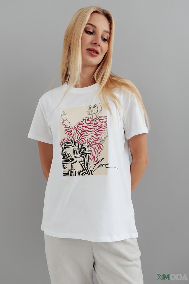 Футболка Icona женская с принтом
