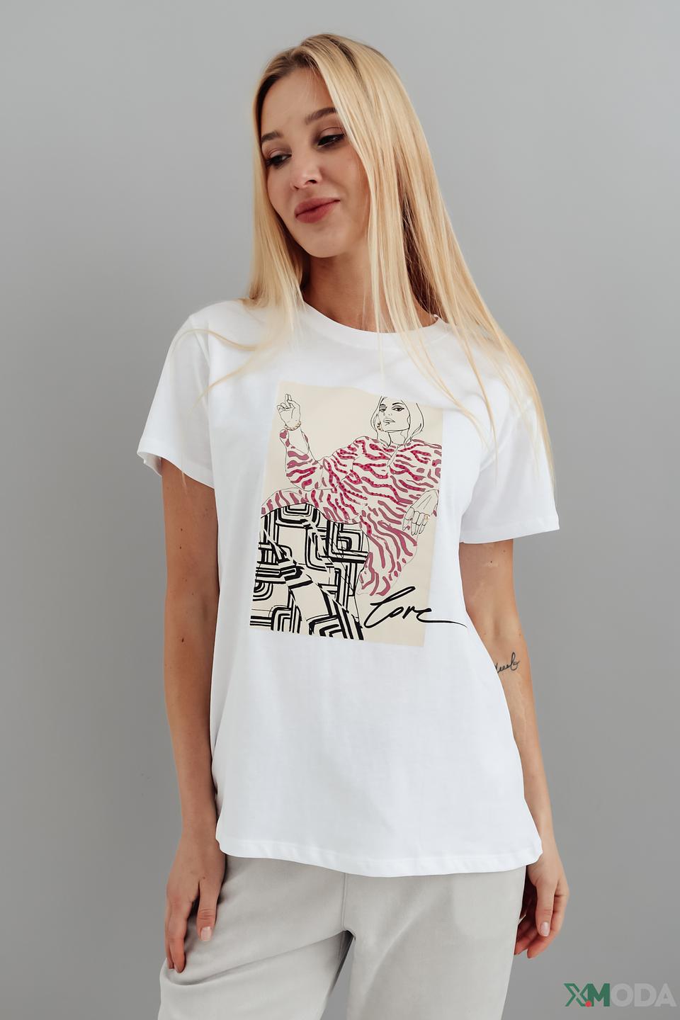 Футболка Icona женская с принтом