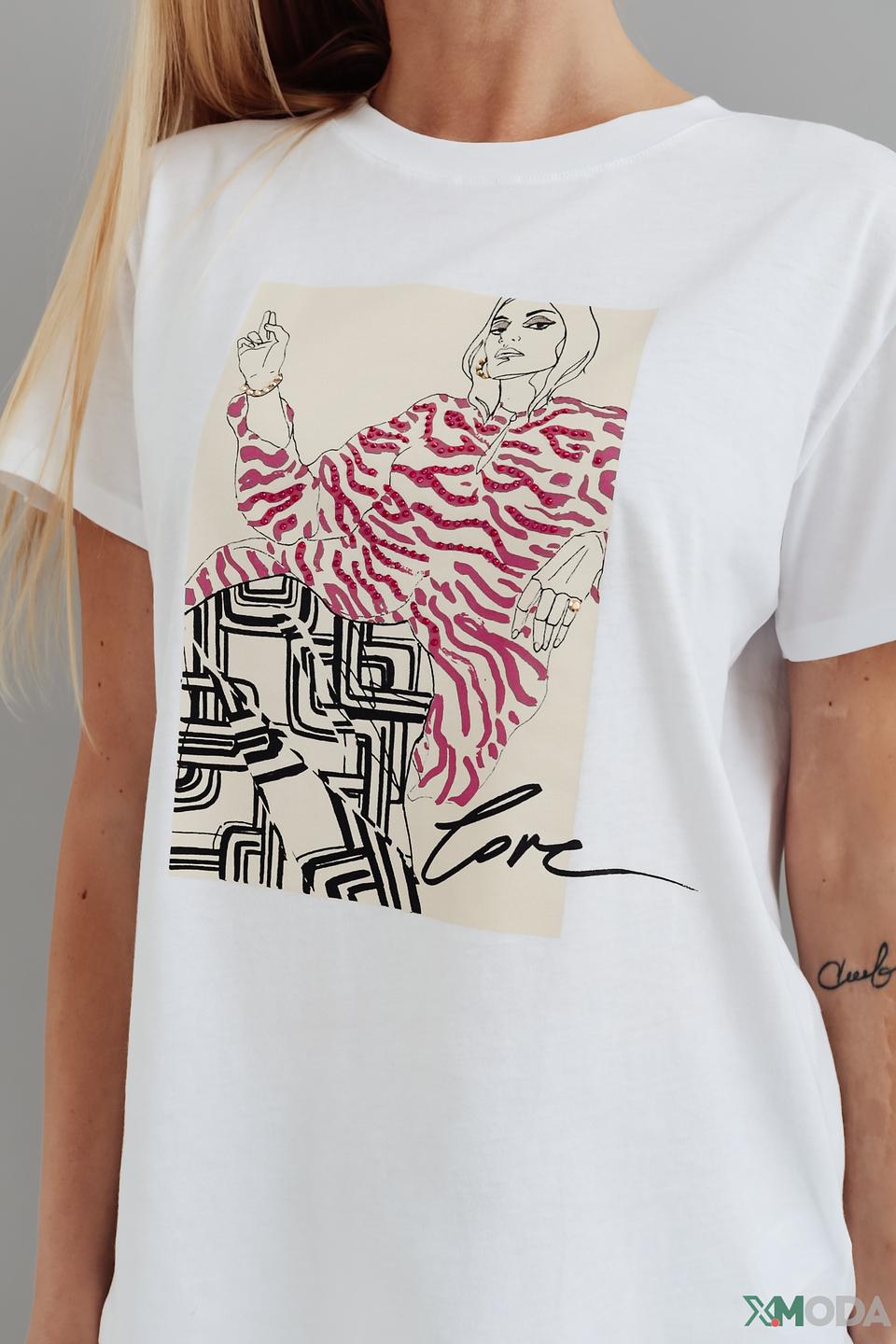 Футболка Icona женская с принтом