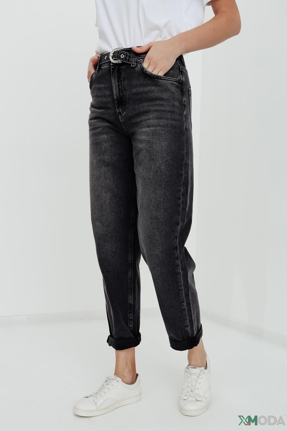 Джинсы Liu-Jo серые mom fit