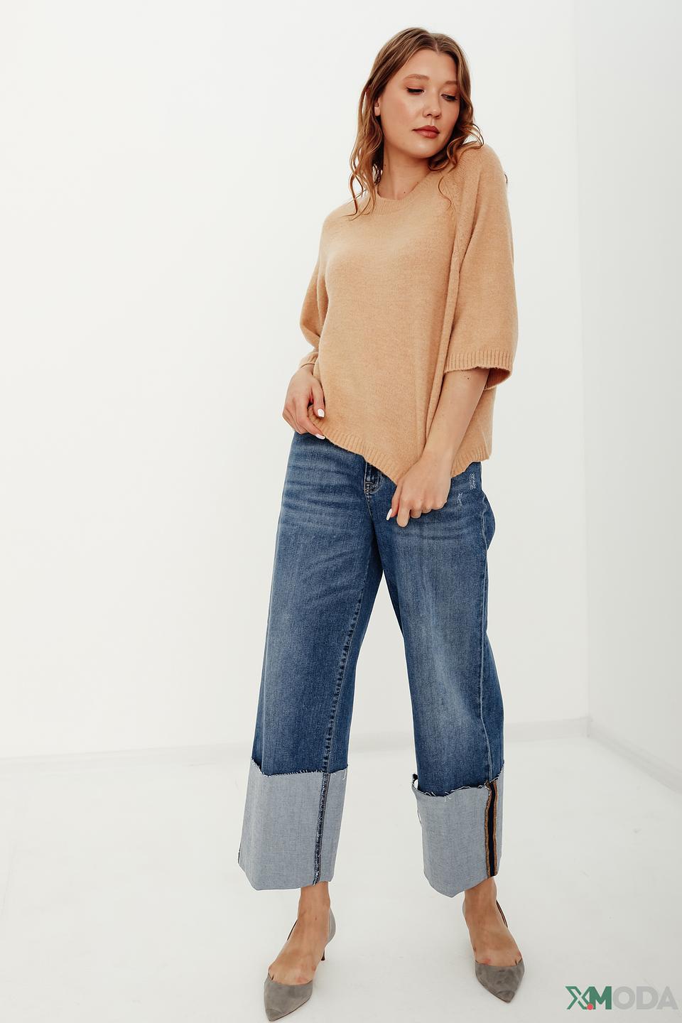 Джемпер i Blues песочный с рукавом 3/4