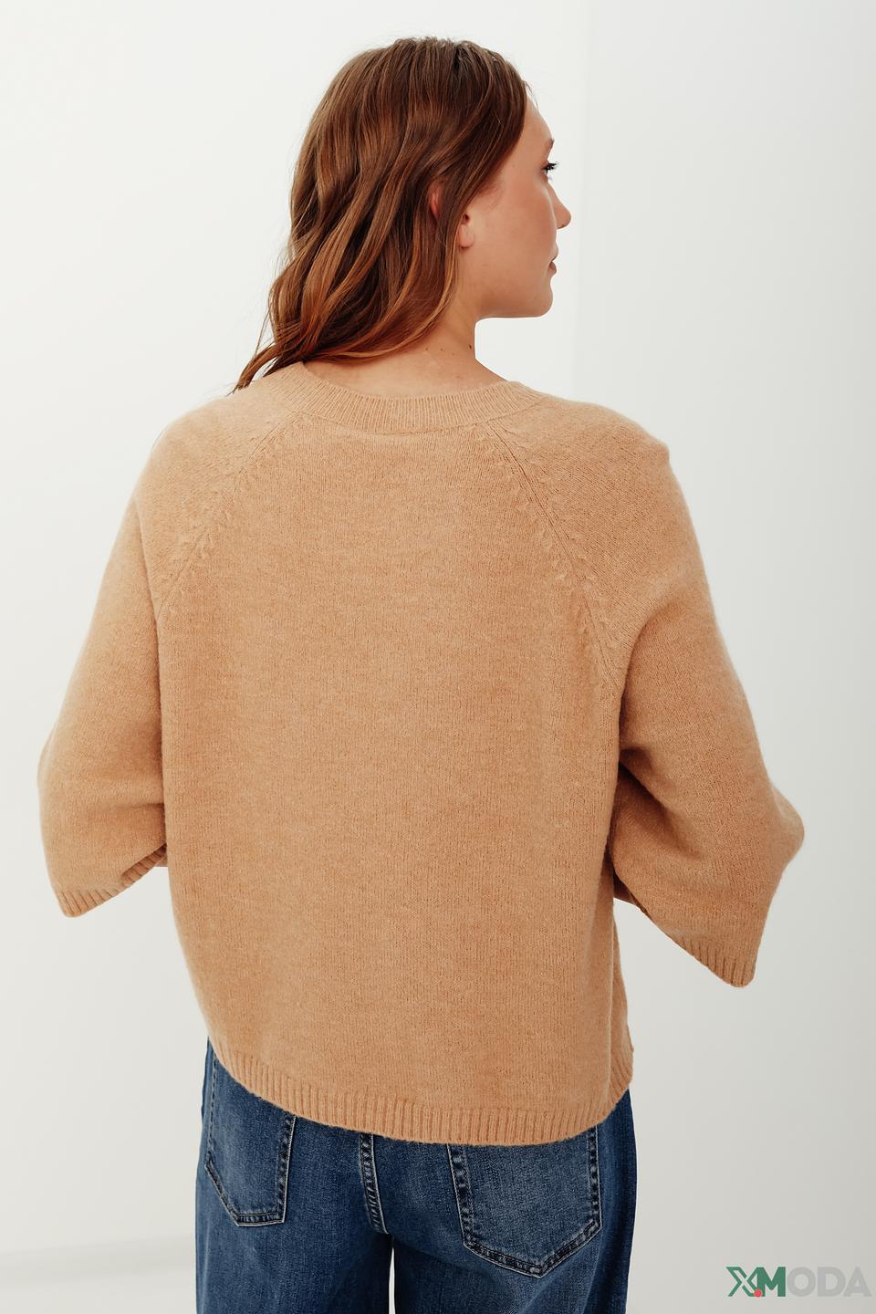 Джемпер i Blues песочный с рукавом 3/4