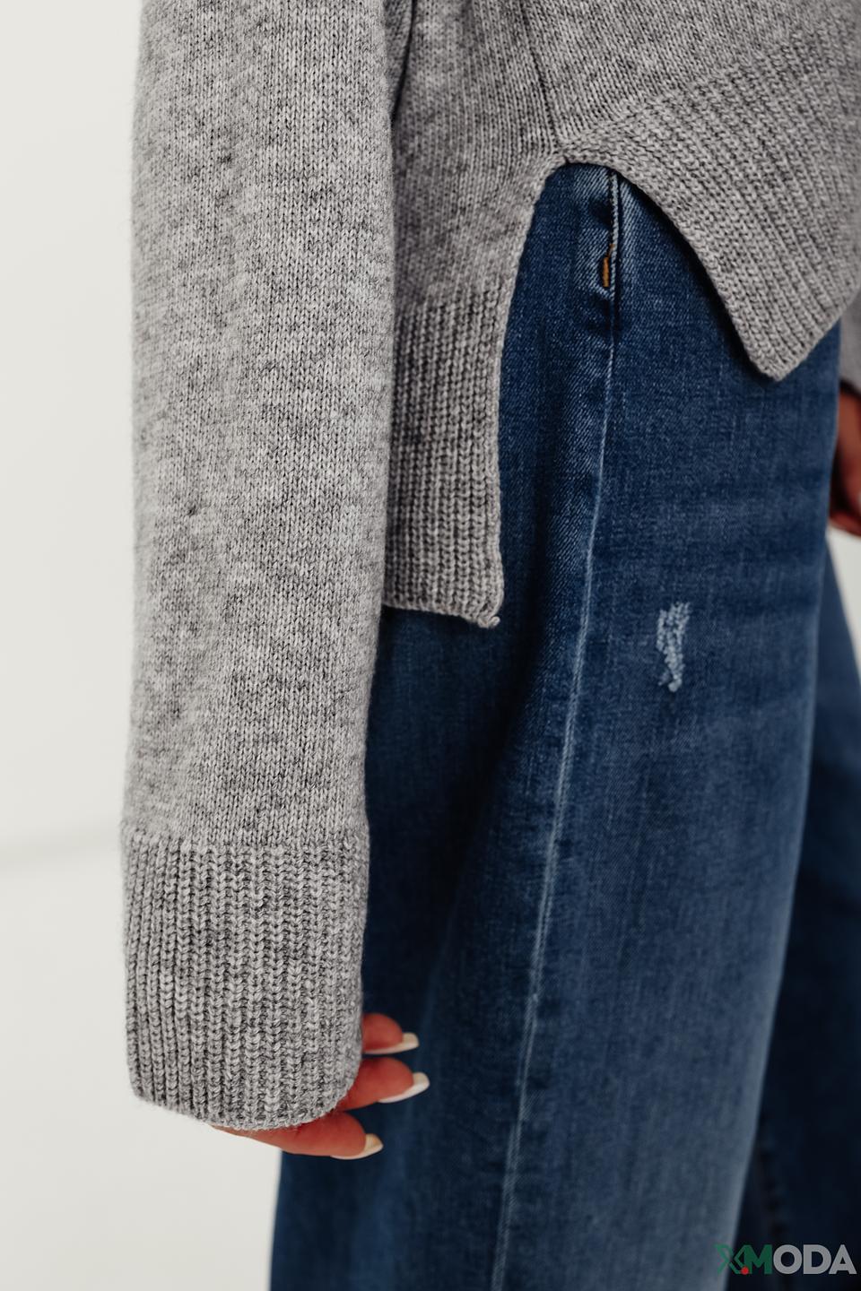 Джемпер i Blues женский серый меланж