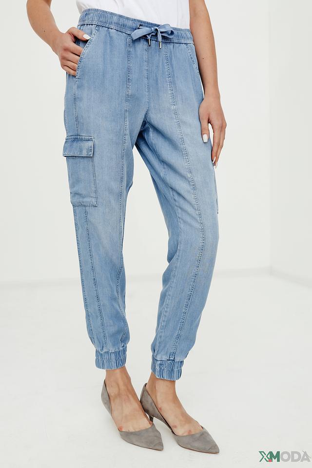 Брюки Lecomte карго голубые