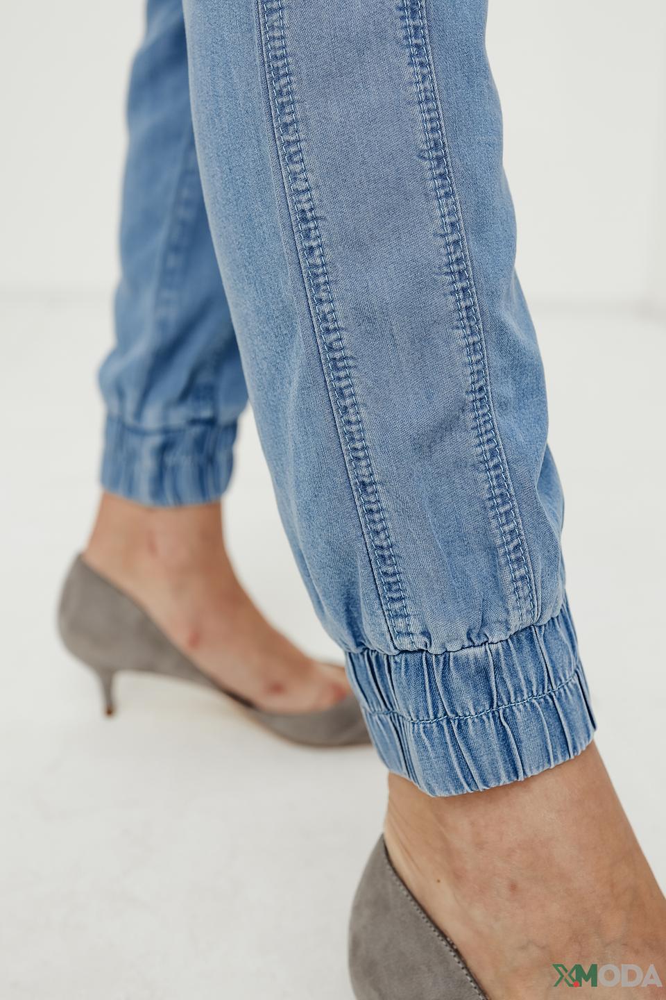 Брюки Lecomte карго голубые