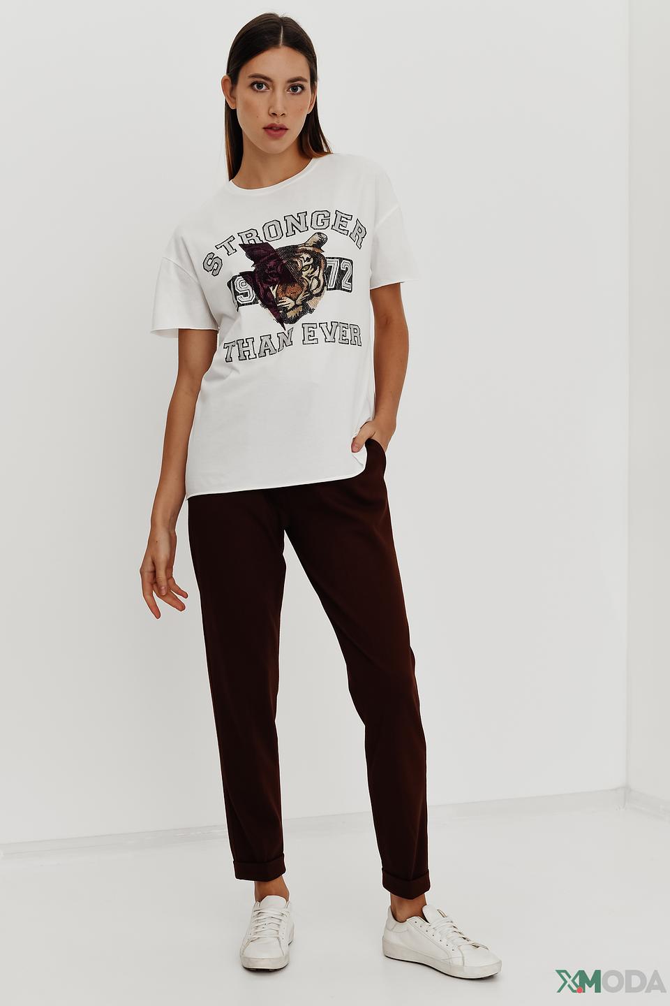 Брюки Rich and Royal бордовые