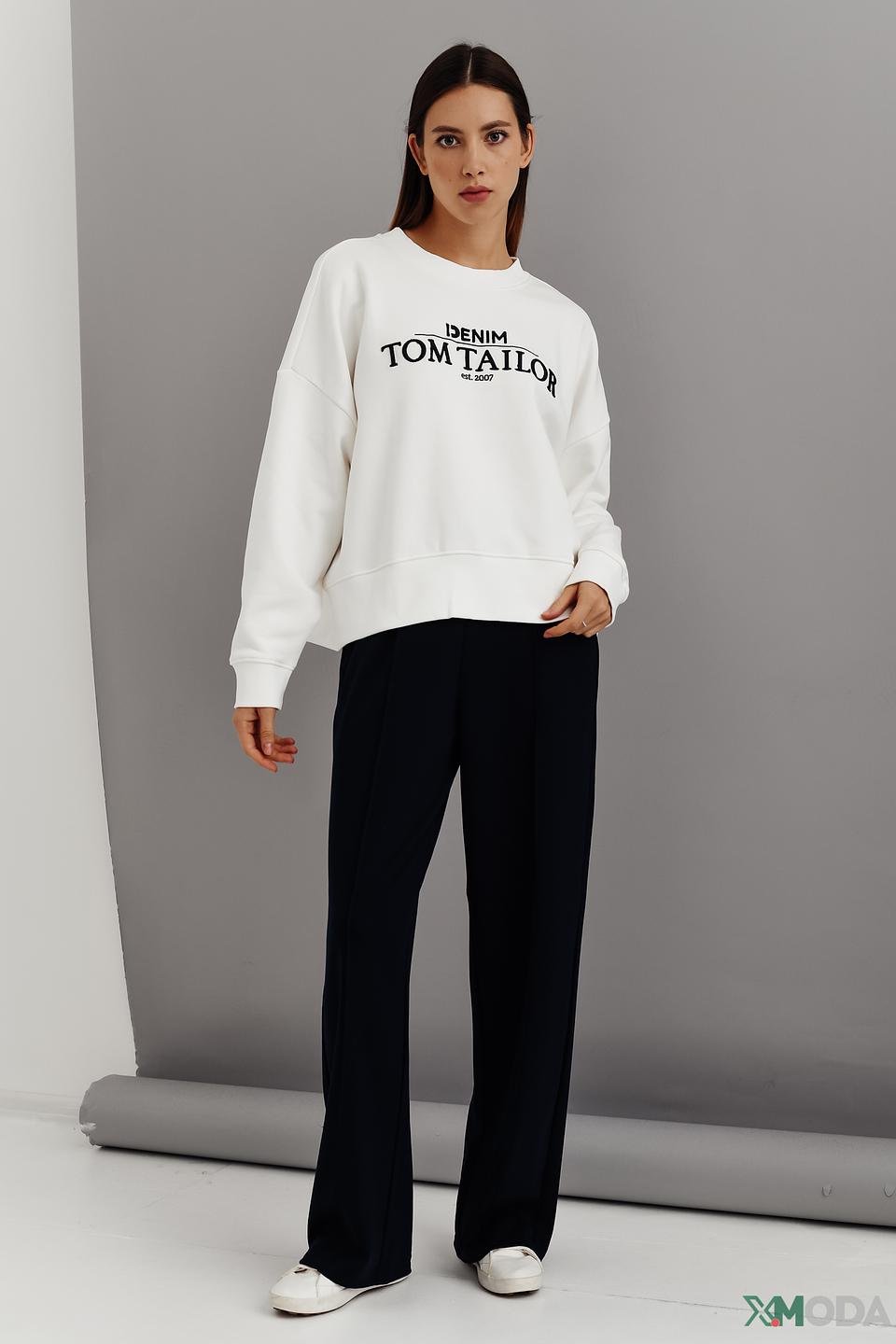 Пуловер Tom Tailor denim girl белый