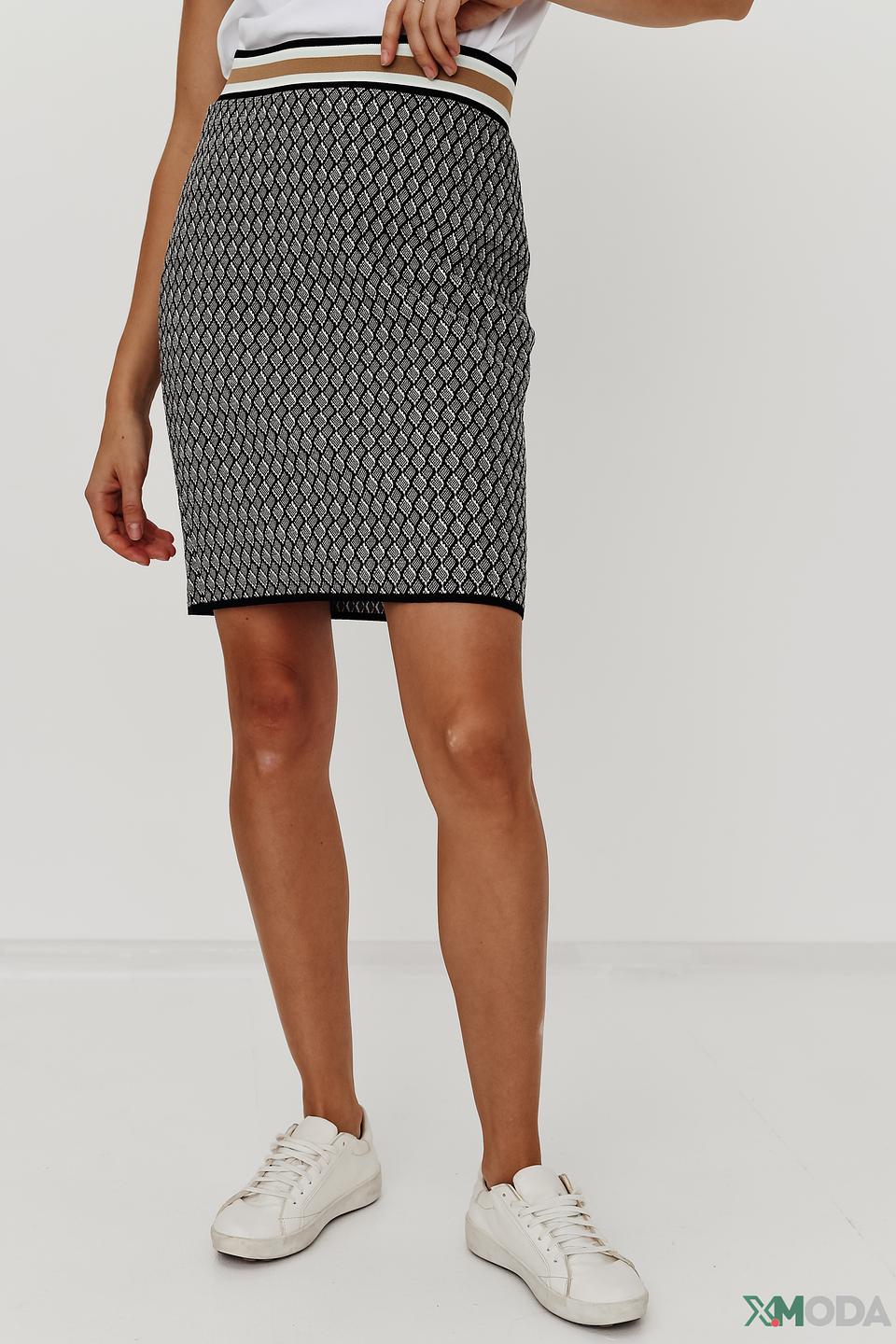 Юбка Marc Cain с геометрическим принтом