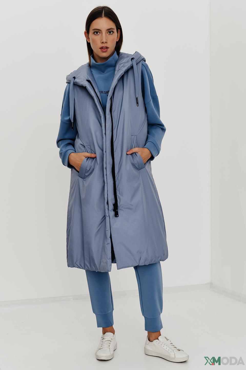 Жилет Taifun стеганый голубой