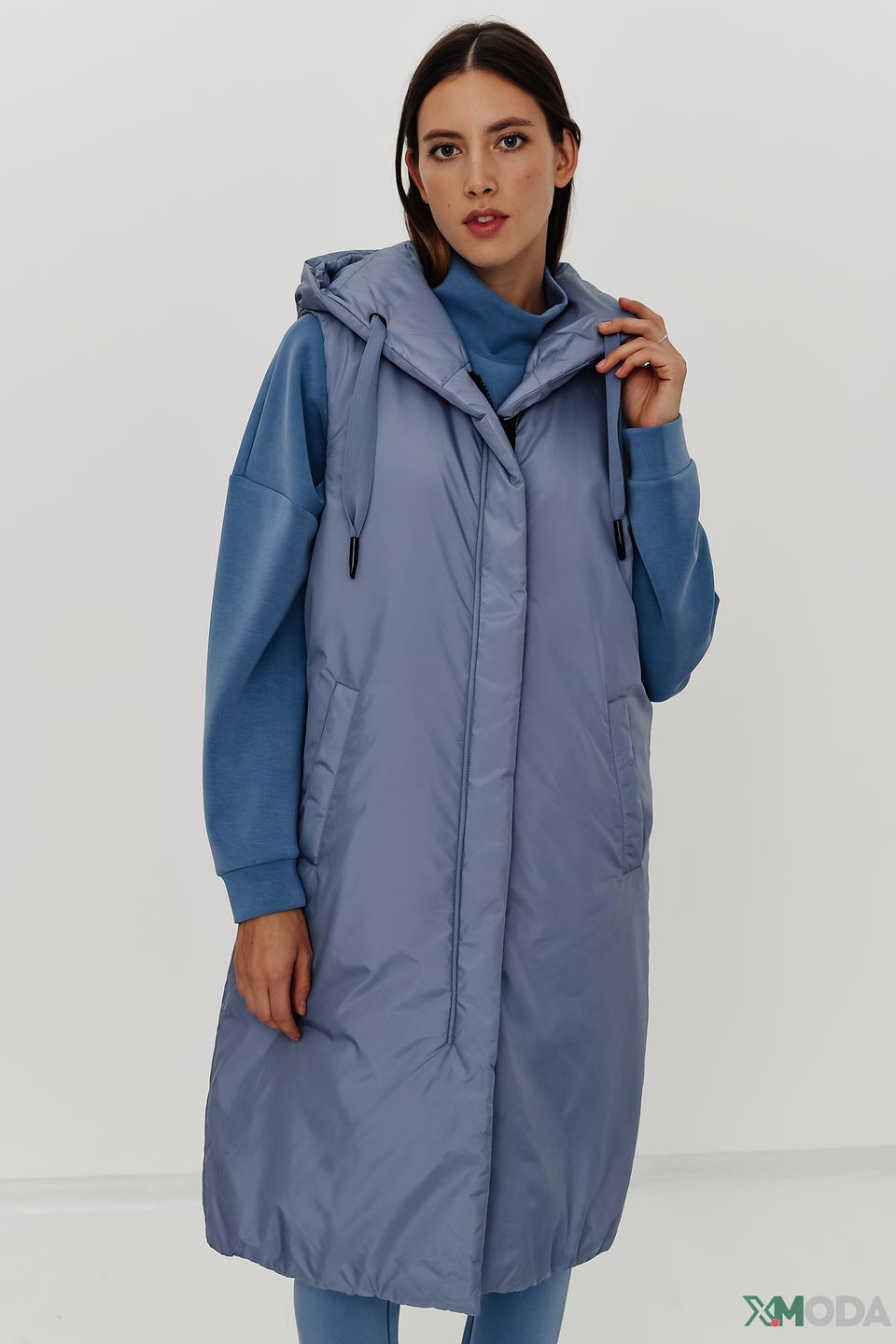 Жилет Taifun стеганый голубой