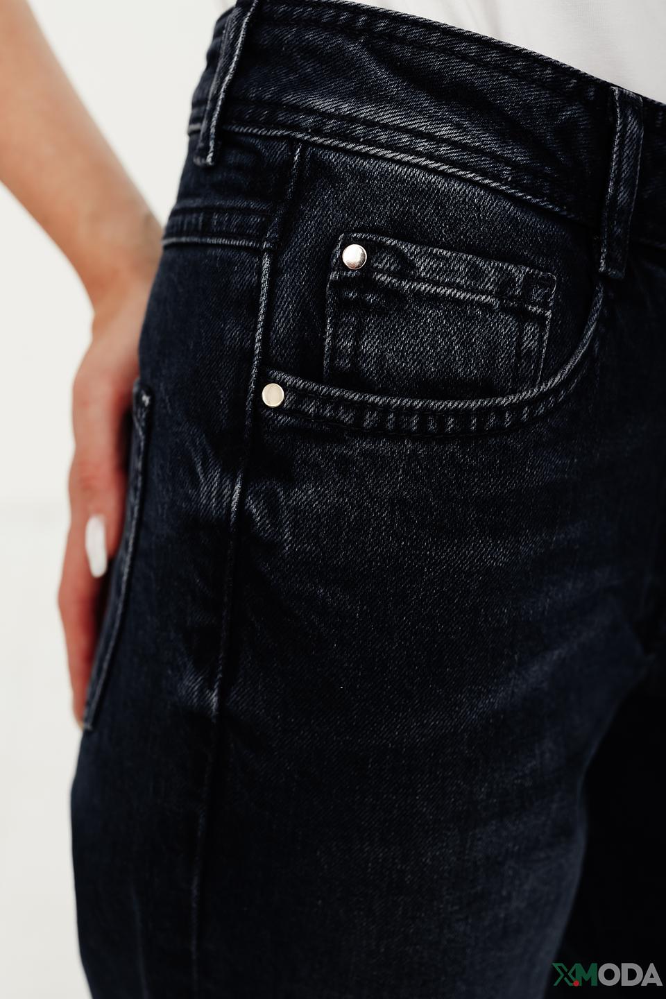 Джинсы Penny Black Grey клеш тёмно-синие