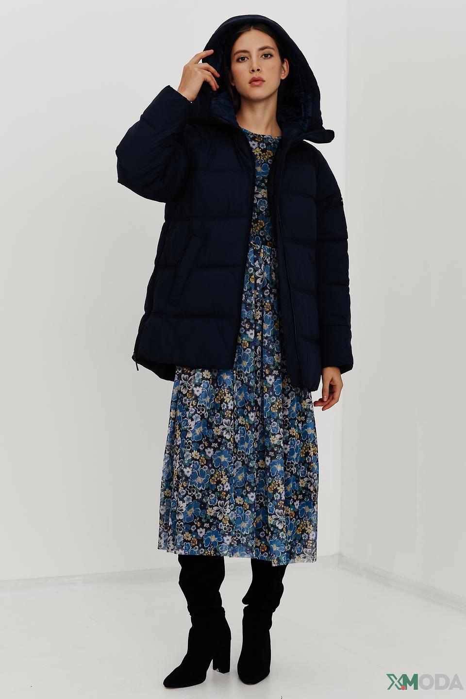 Куртка Frieda and Freddies стеганая тёмно-синяя