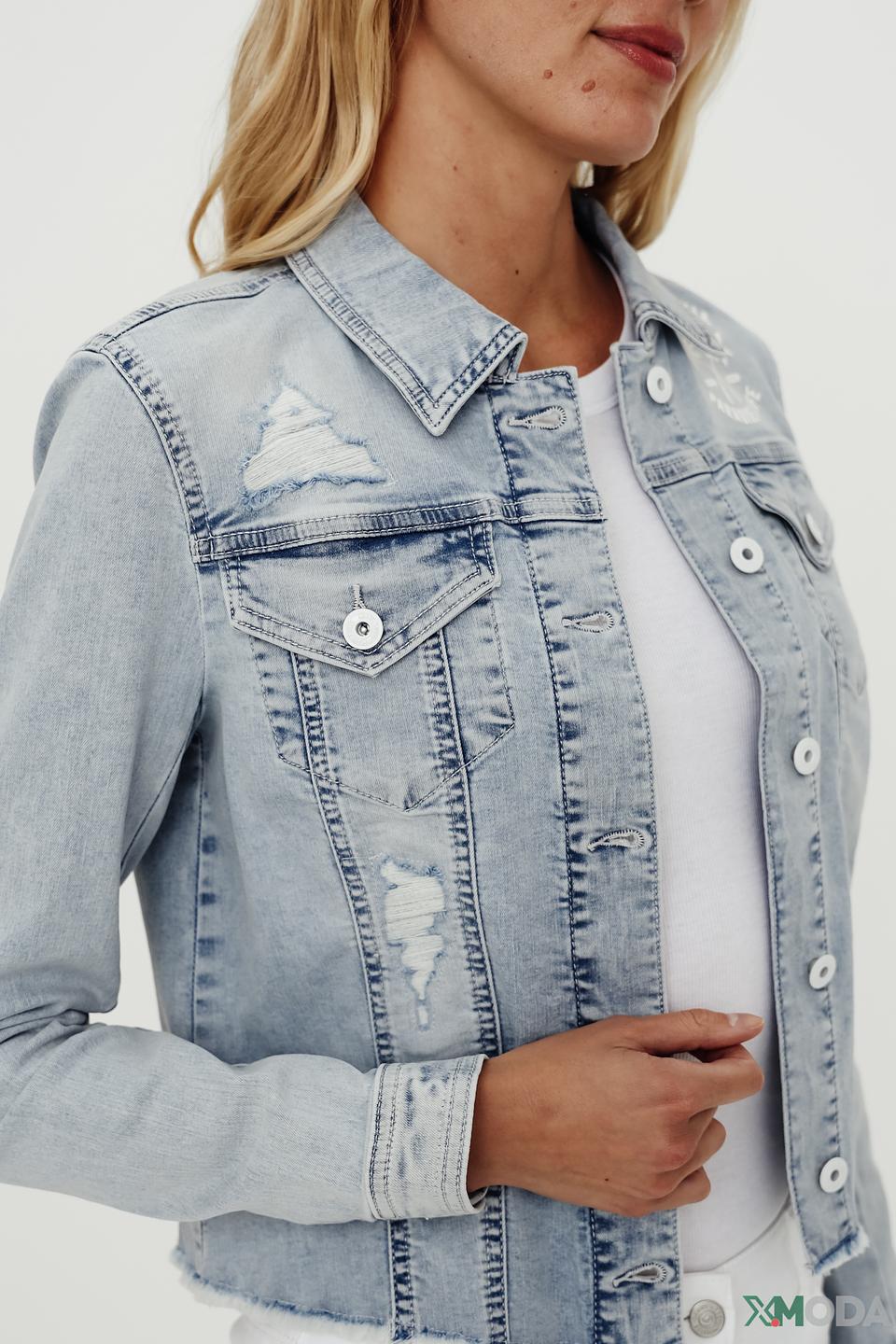 Жакет Marc Aurel деним светло-голубой