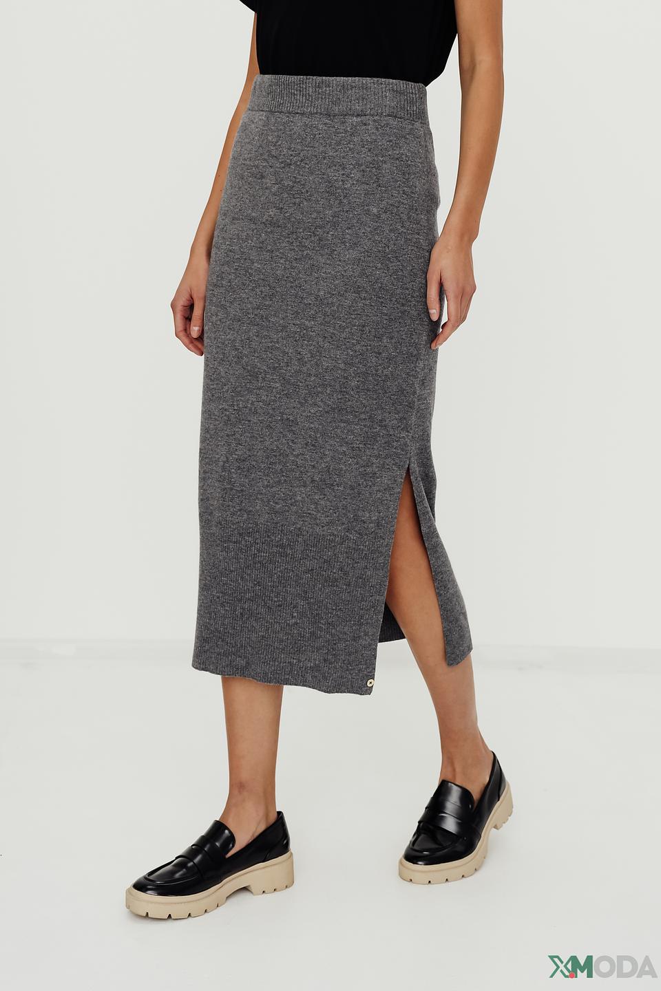 Юбка Penny Black вязаная серая