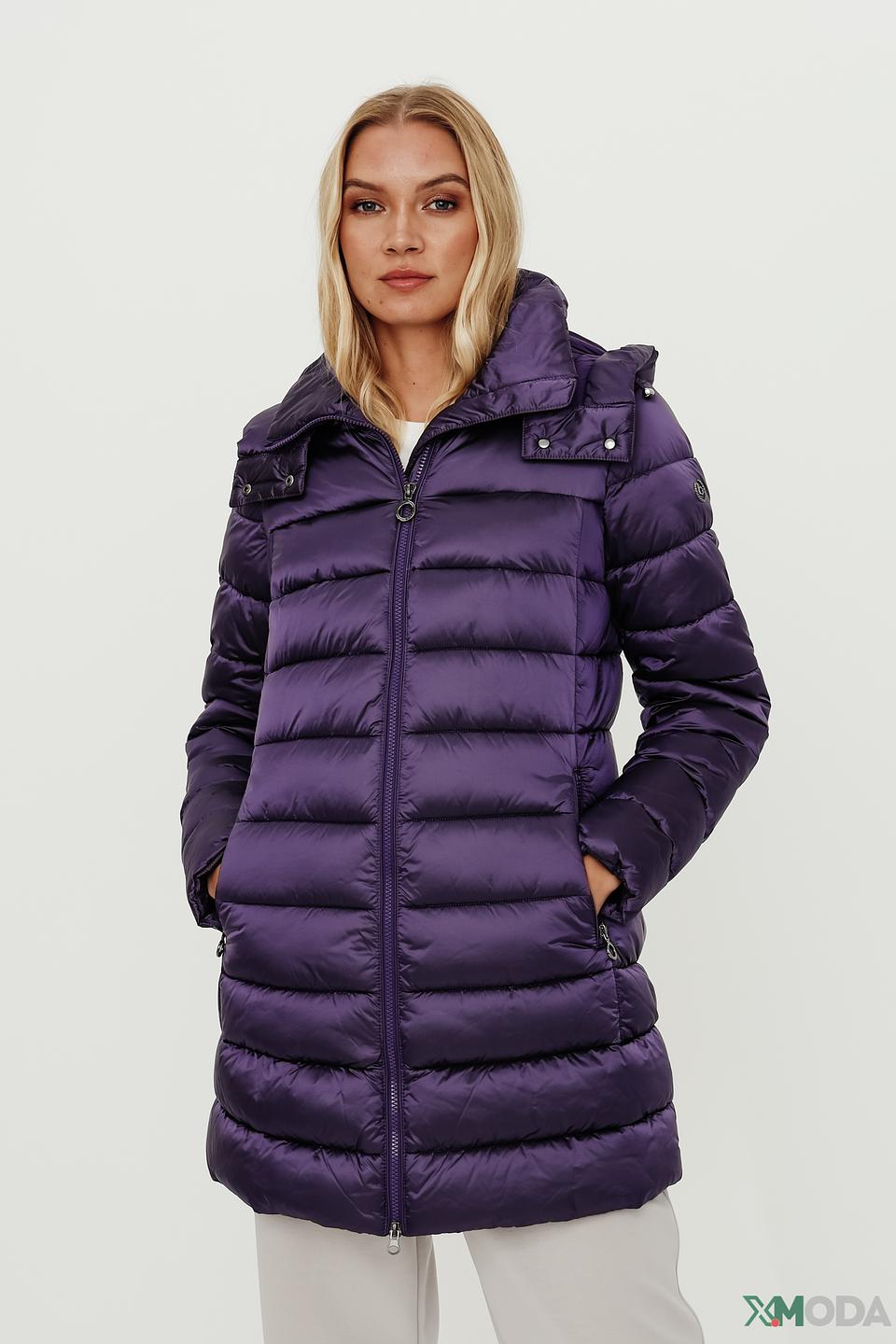 Куртка Bugatti стеганая фиолетовая