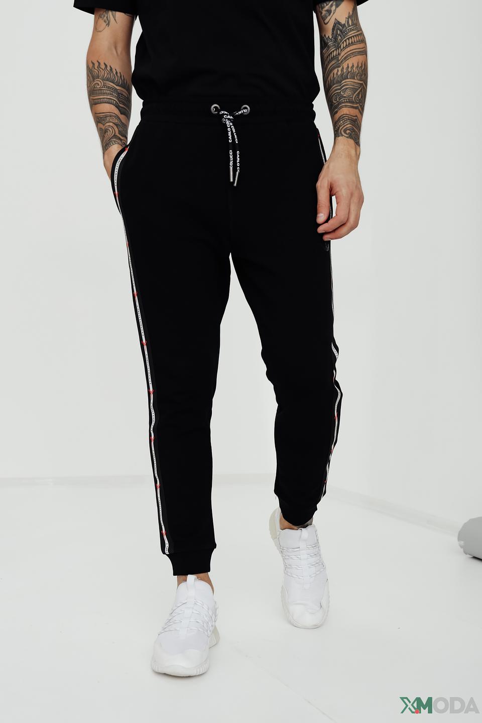 Спортивные брюки Carlo Colucci чёрные