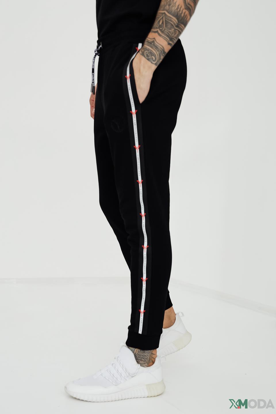 Спортивные брюки Carlo Colucci чёрные