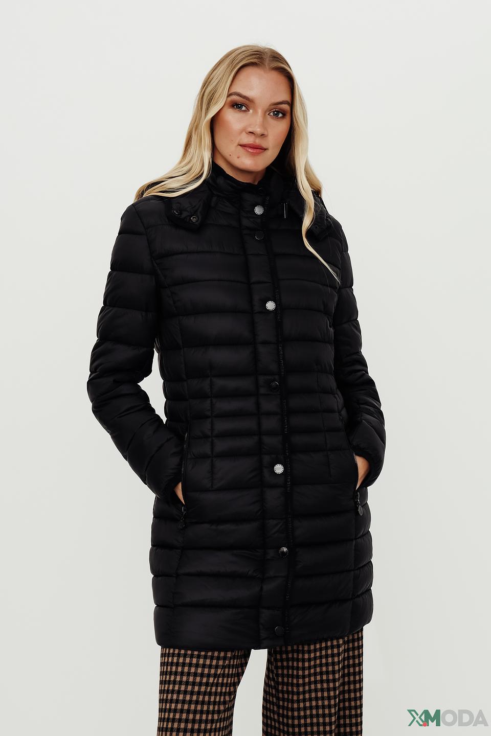 Пальто Frieda and Freddies стеганое чёрное