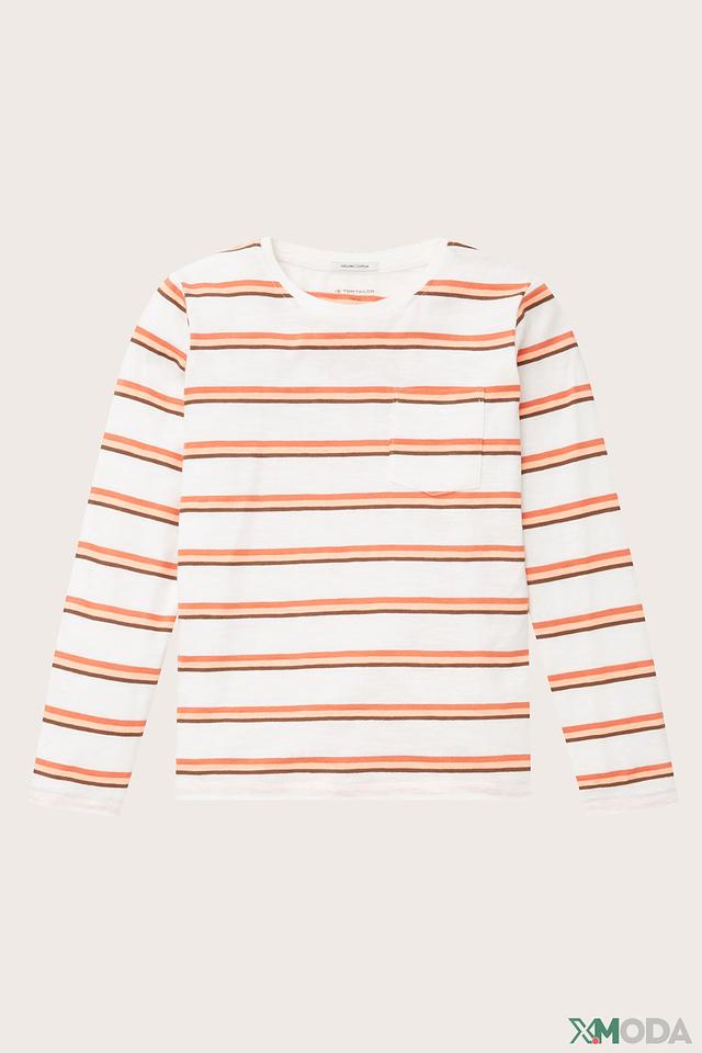 Футболка Tom Tailor в полоску орг. хлопок