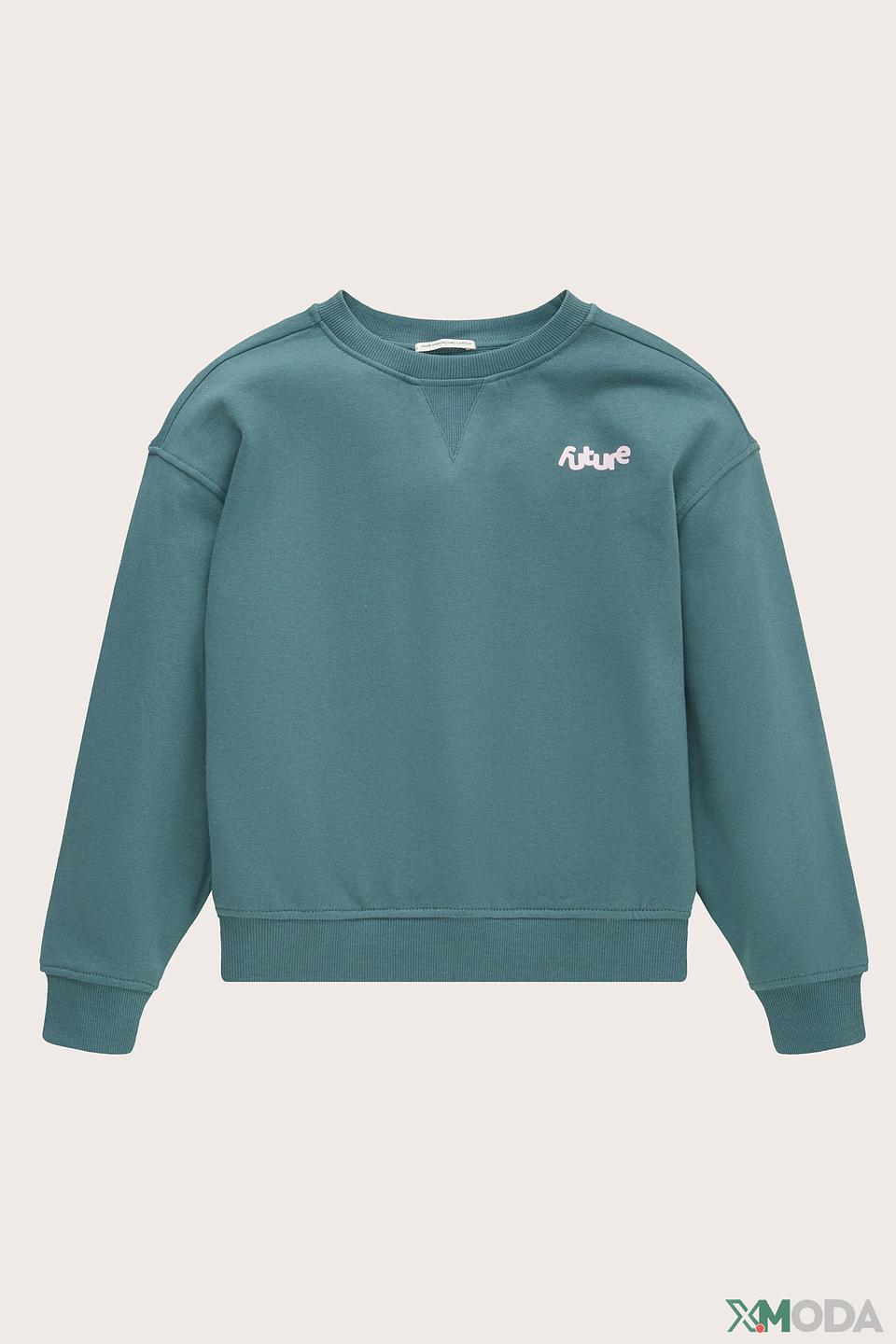 Джемпер Tom Tailor future бирюзовый