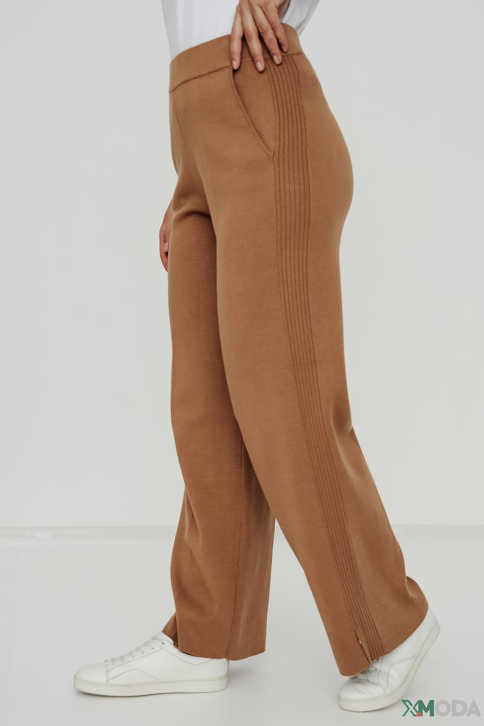 Брюки трикотажные Lecomte коричневые