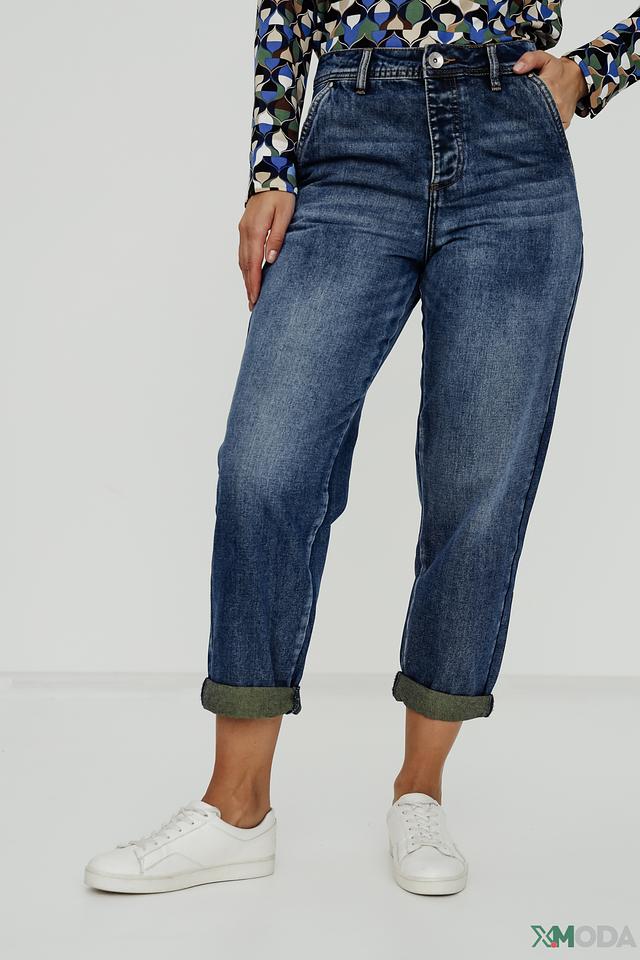 Джинсы Gaudi mom fit синие