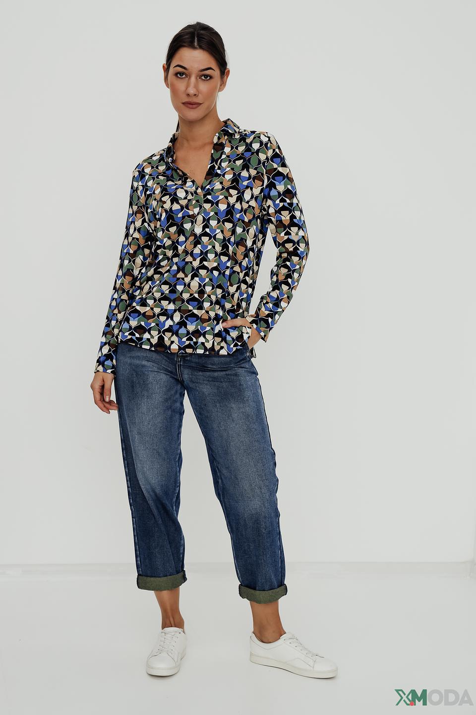 Джинсы Gaudi mom fit синие